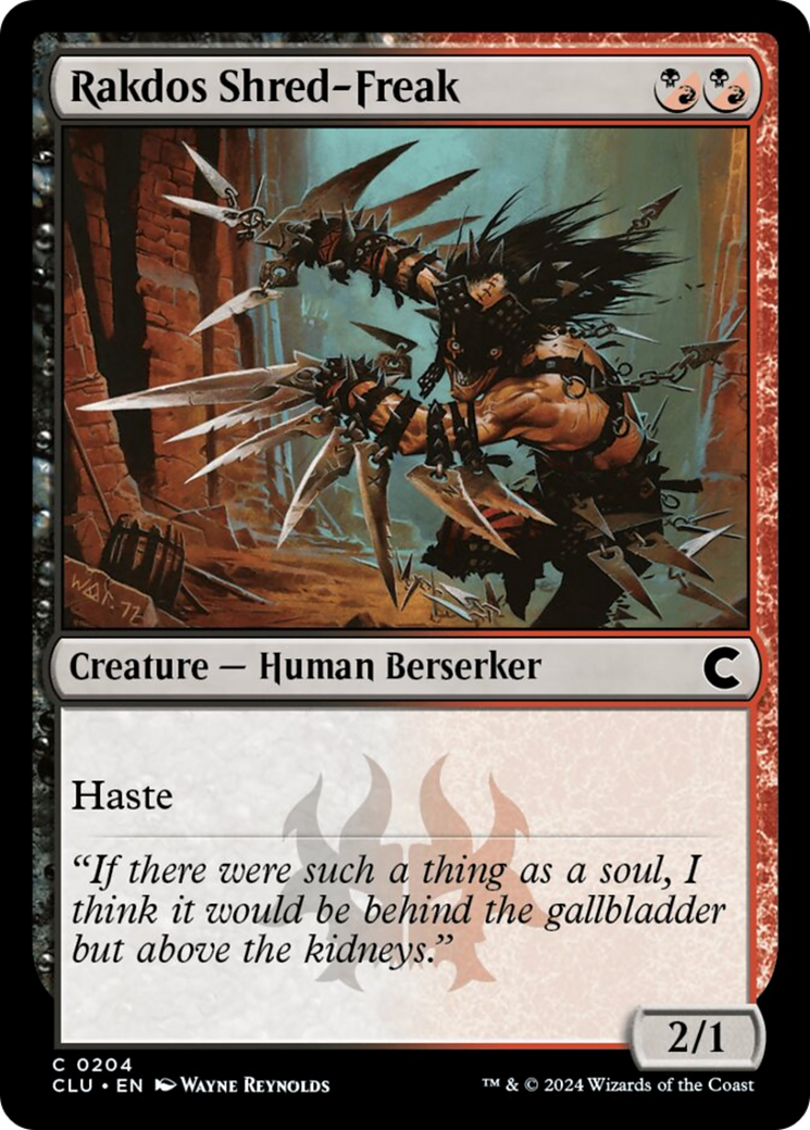 Rakdos Shred-Freak (204) (CLU)
