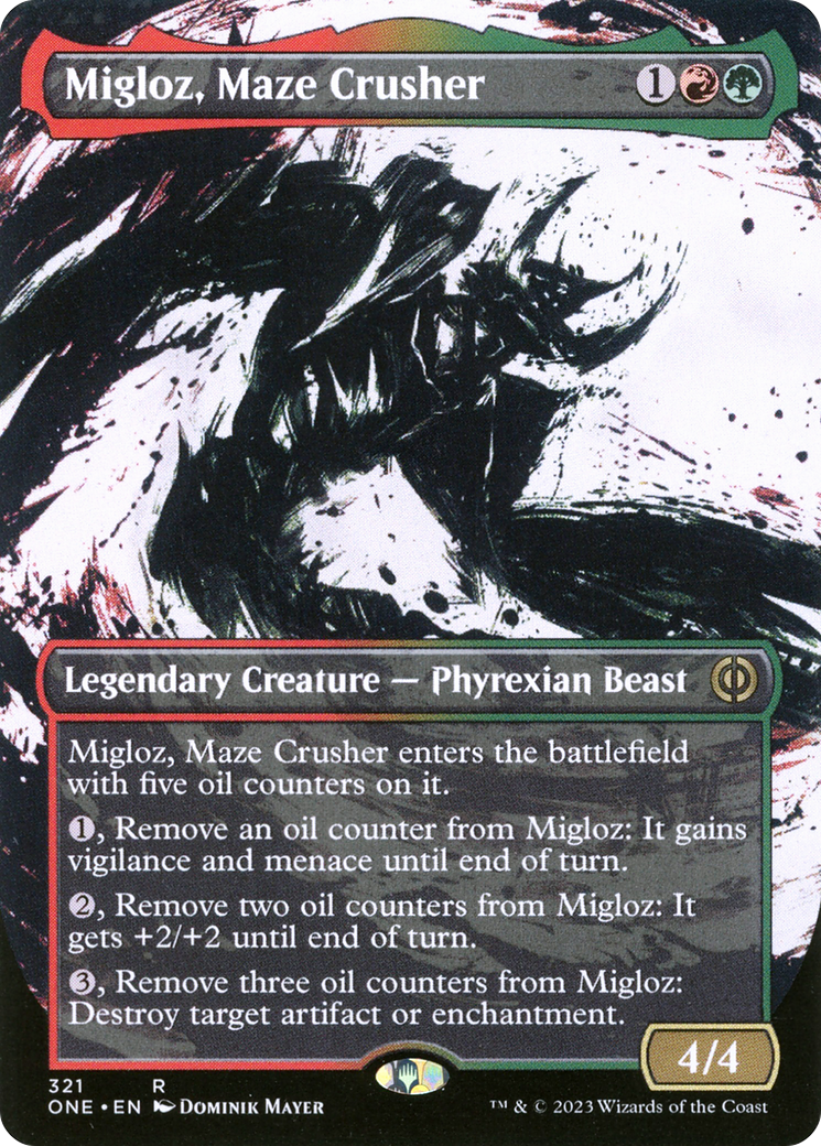 Migloz, Maze Crusher (Showcase) (321) (ONE)