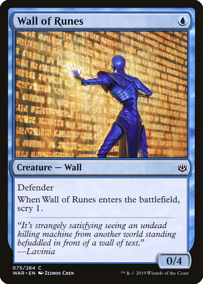 Wall of Runes (75) (WAR)