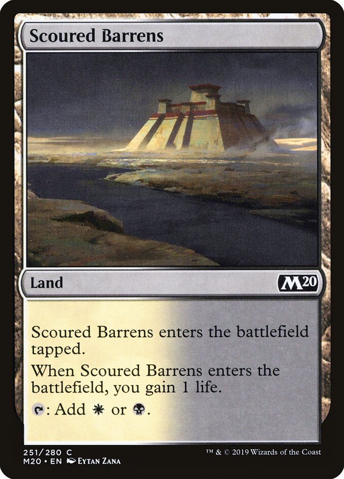 Scoured Barrens [Core Set 2020]
