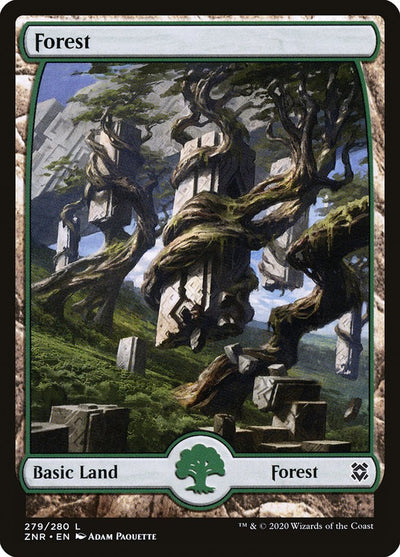 Forest (279) - Full Art (279) (ZNR)
