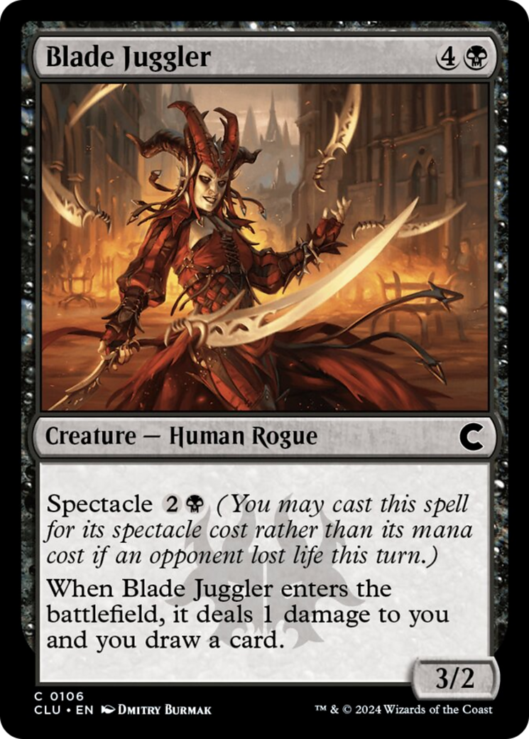 Blade Juggler (106) (CLU)