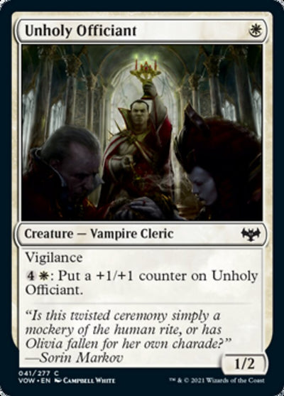 Unholy Officiant (41) (VOW)