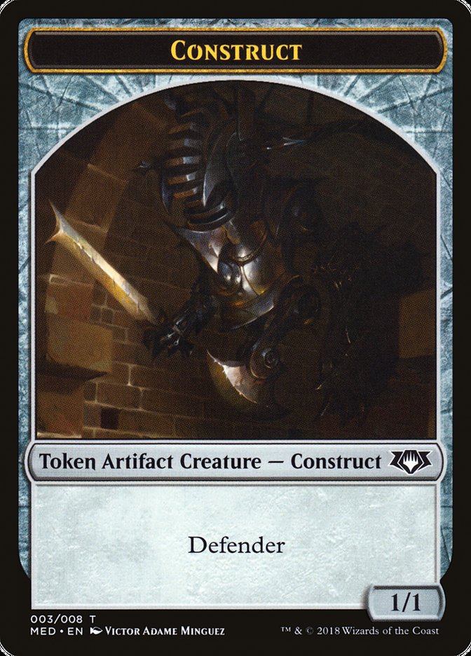 Construct Token (3) [Mythic Edition Tokens]