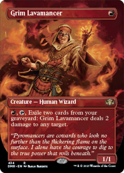 Grim Lavamancer (Borderless) (434) (DMR)