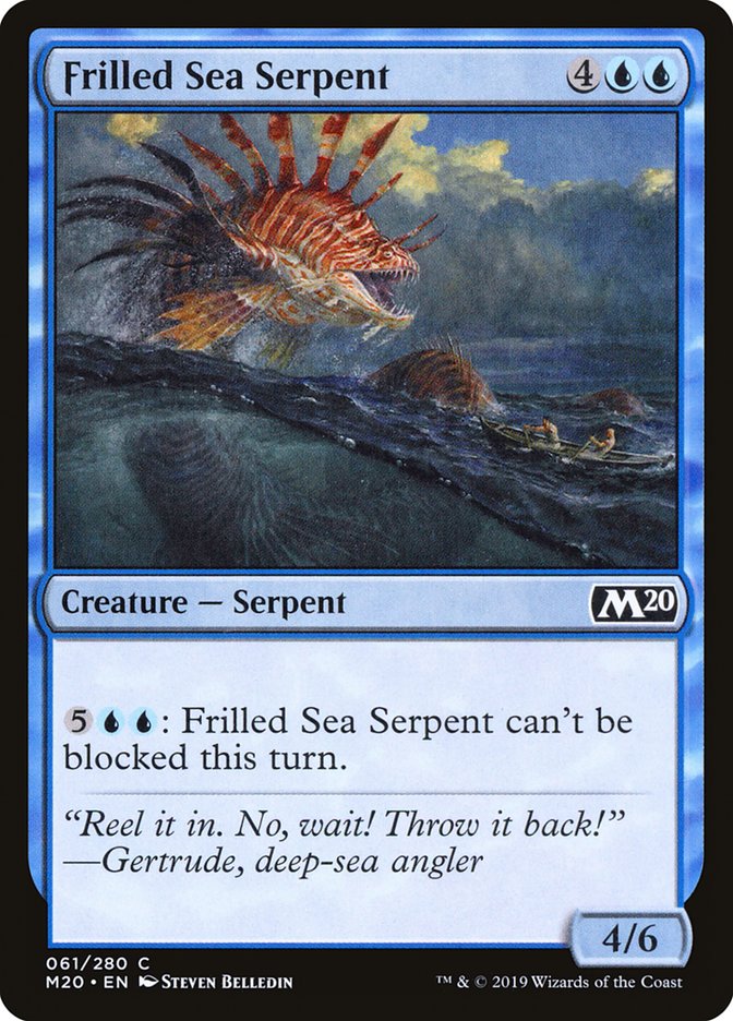 Frilled Sea Serpent [Core Set 2020]