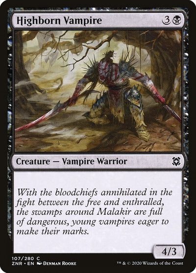 Highborn Vampire (107) (ZNR)