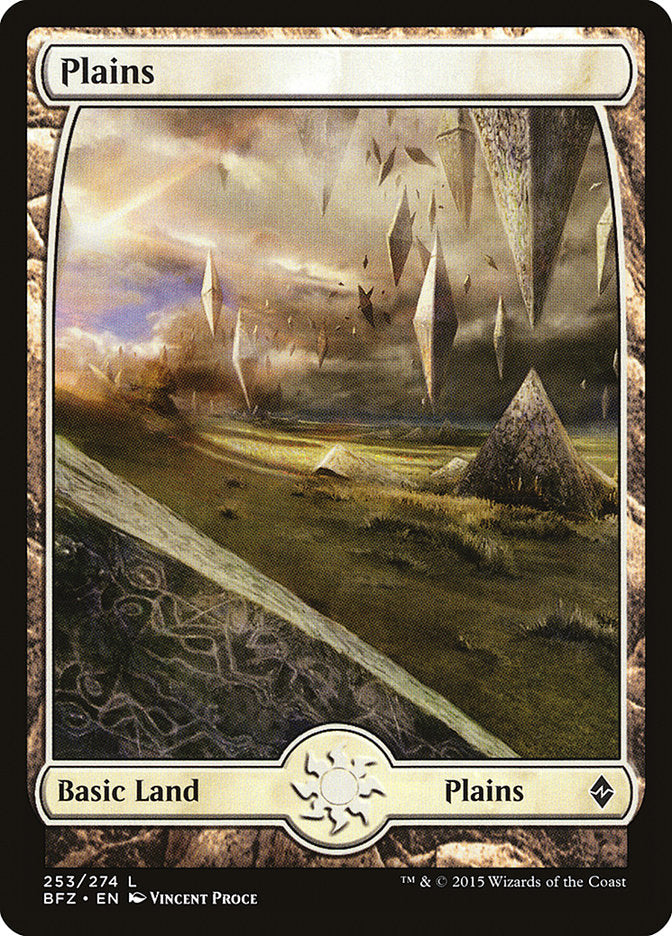 Plains (253) - Full Art (253) (BFZ)