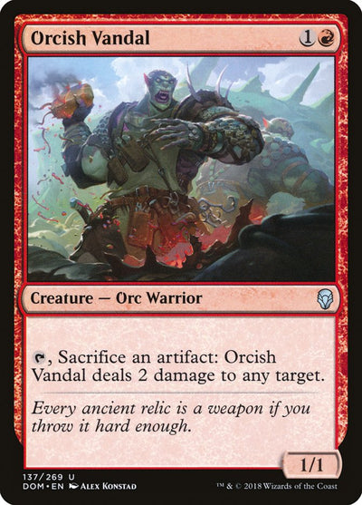 Orcish Vandal (137) (DOM)