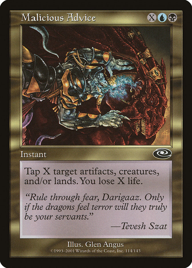 Malicious Advice (114) (PLS)