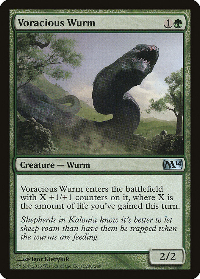 Voracious Wurm (200) (M14)