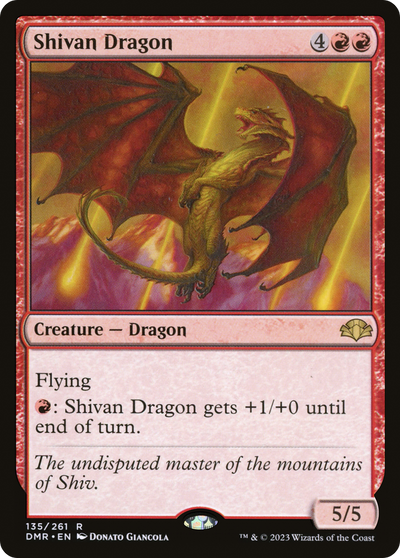 Shivan Dragon (135) (DMR)