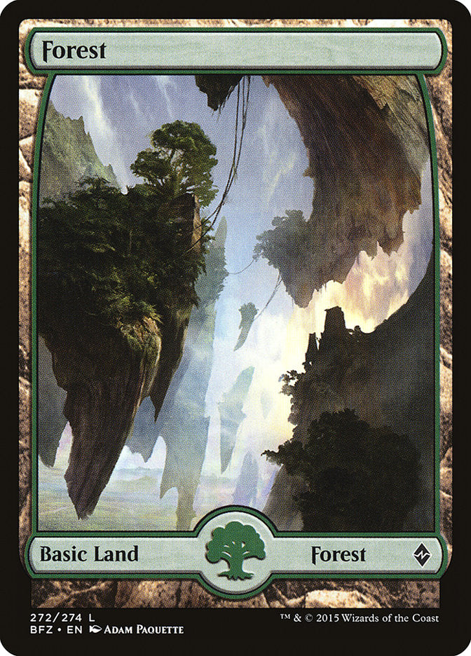 Forest (272) - Full Art (272) (BFZ)