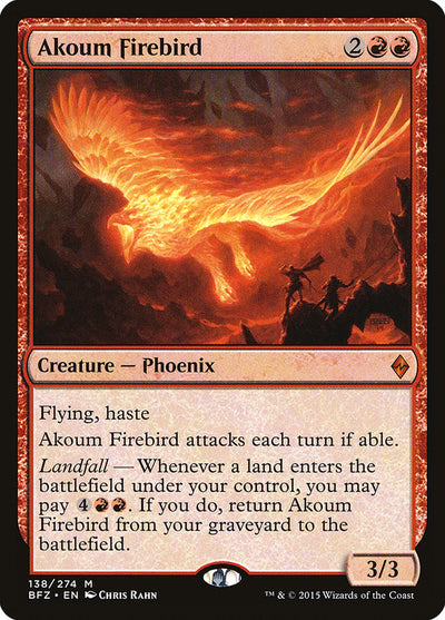 Akoum Firebird (138) (BFZ)