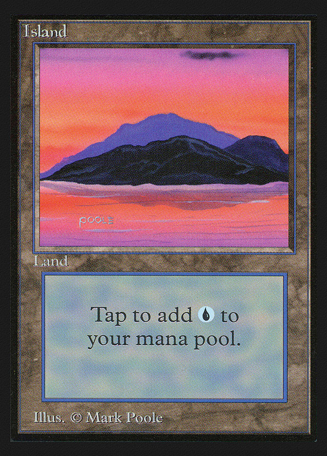 Island (Sunset / Signature on Left) [Collectors' Edition]