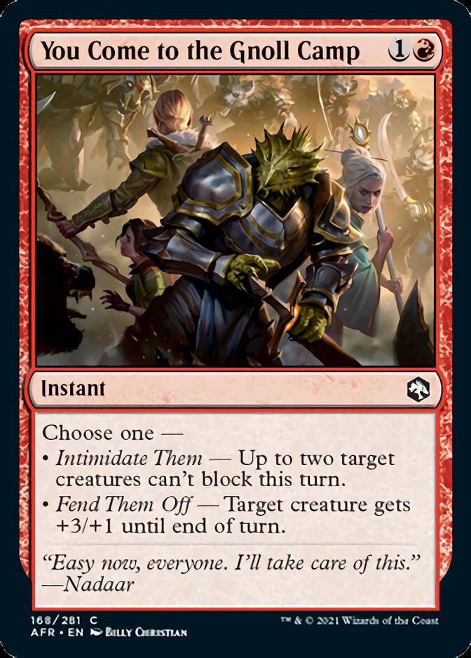 You Come to the Gnoll Camp (168) (AFR)