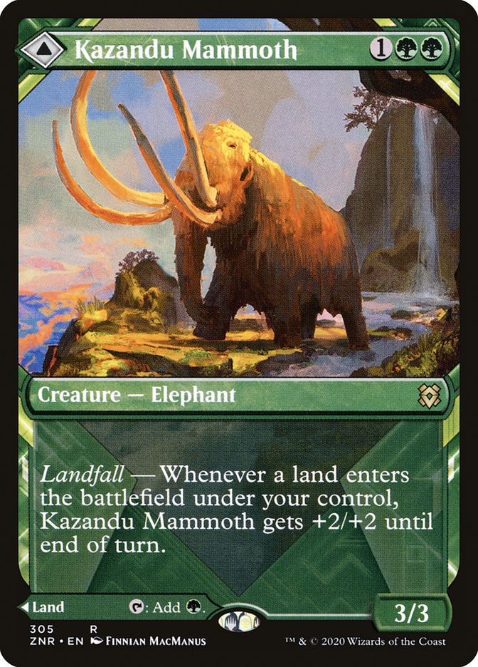 Kazandu Mammoth (Showcase) (305) (ZNR)