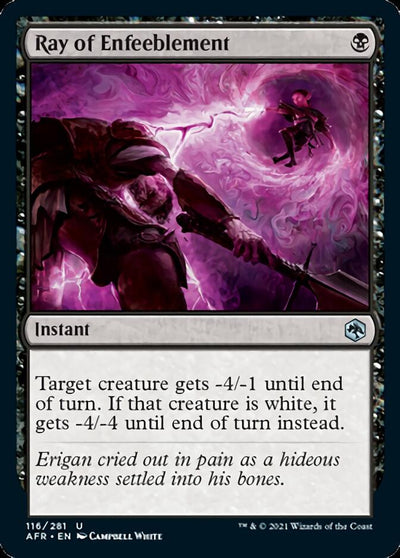 Ray of Enfeeblement (116) (AFR)