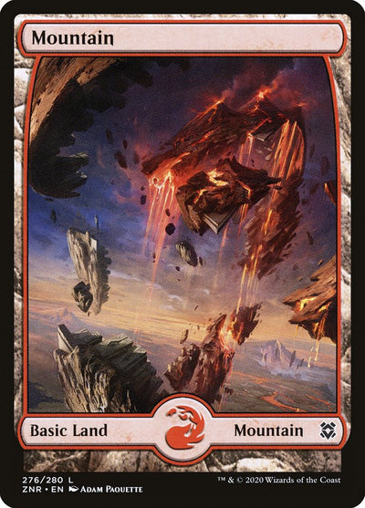 Mountain (276) - Full Art (276) (ZNR)