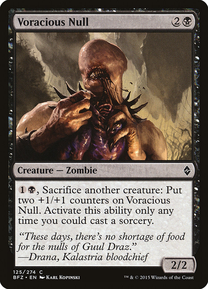 Voracious Null (125) (BFZ)