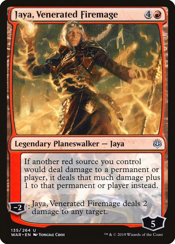 Jaya, Venerated Firemage (135) (WAR)