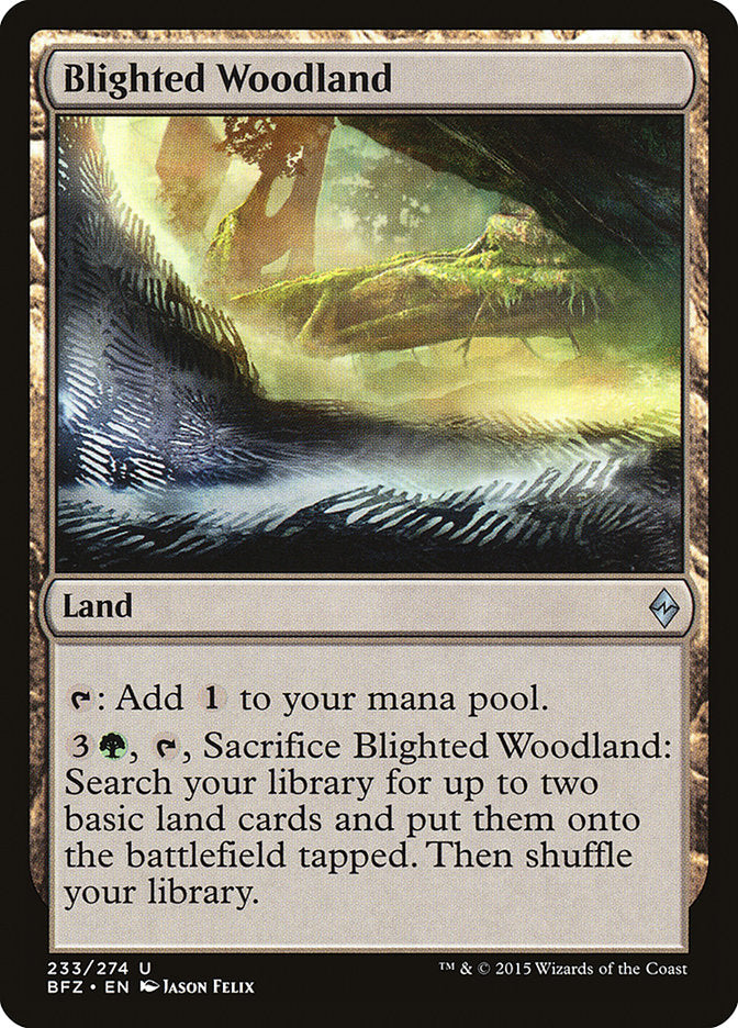 Blighted Woodland (233) (BFZ)