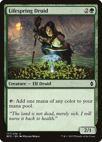 Lifespring Druid (177) (BFZ)