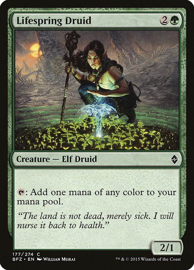 Lifespring Druid (177) (BFZ)