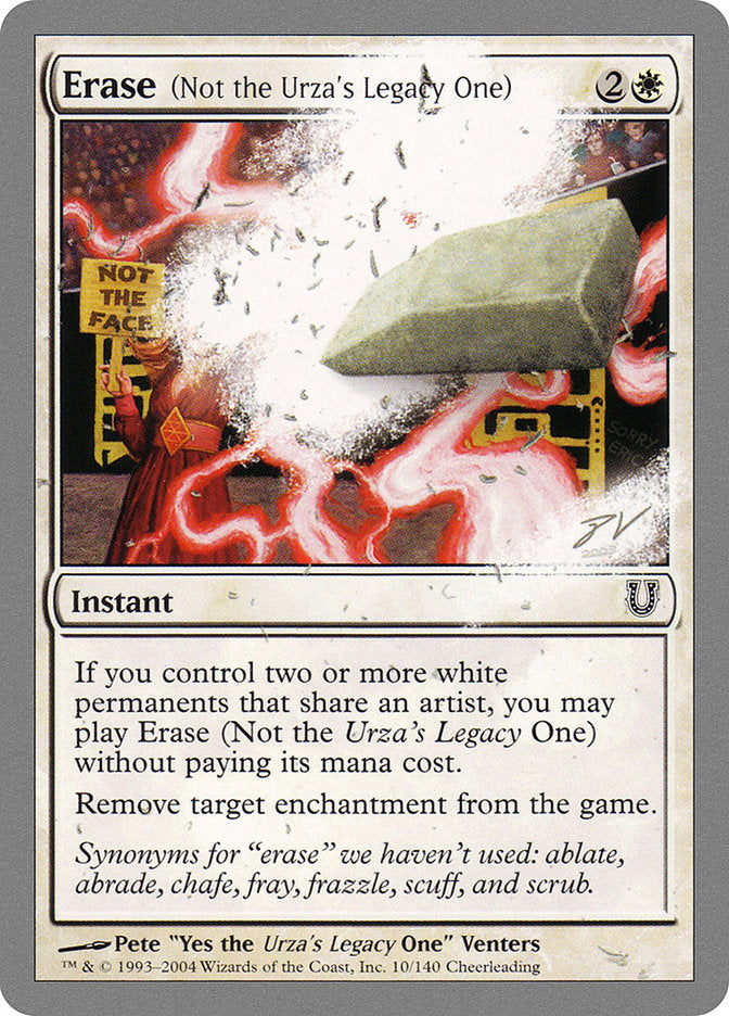 Erase (Not the Urza's Legacy One) (10) (UNH)