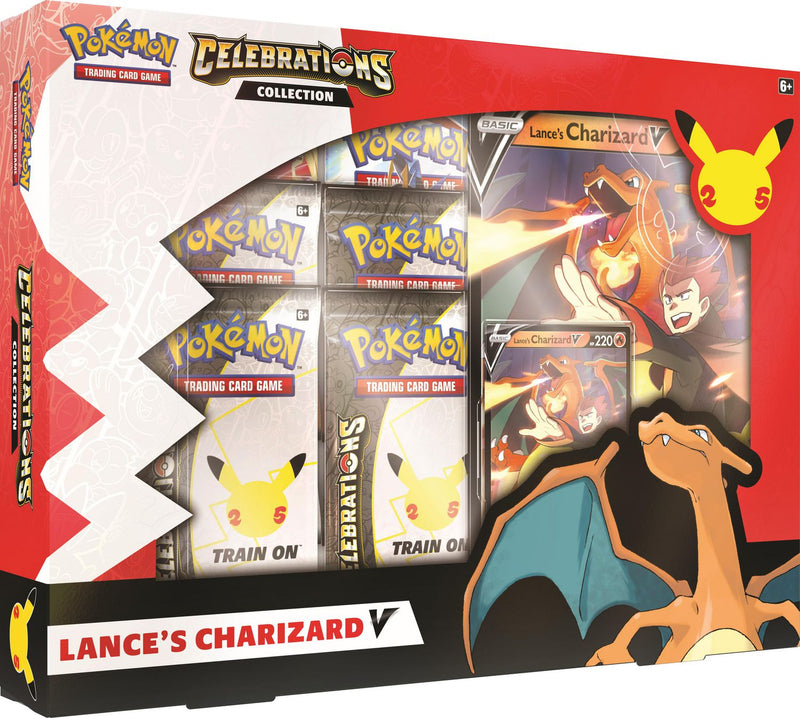 Pokemon- Celebrations Lance's Charizard V Collection