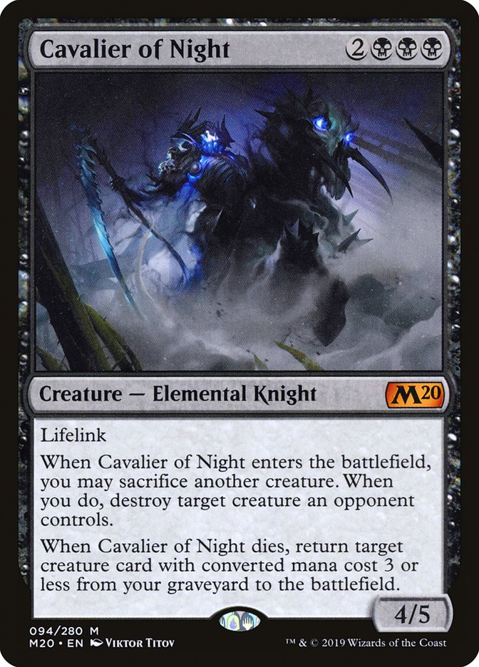 Cavalier of Night [Core Set 2020]
