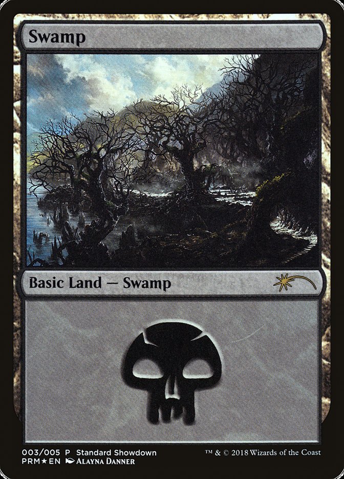 Swamp (3) [Magic 2019 Standard Showdown]