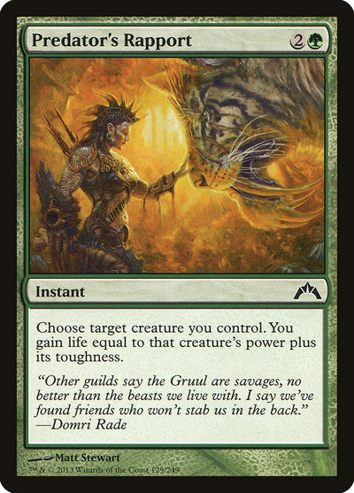 Predator's Rapport (129) (GTC)