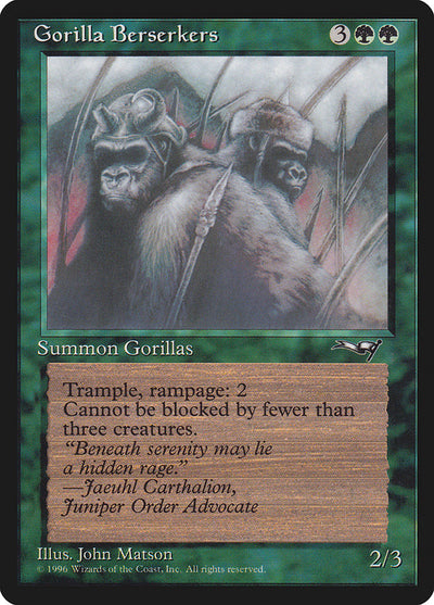 Gorilla Berserkers (Closed Mouth) (76) (ALL)