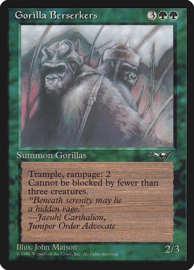 Gorilla Berserkers (Closed Mouth) (76) (ALL)