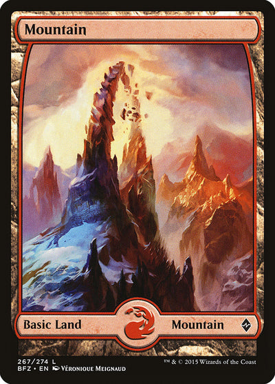 Mountain (267) - Full Art (267) (BFZ)