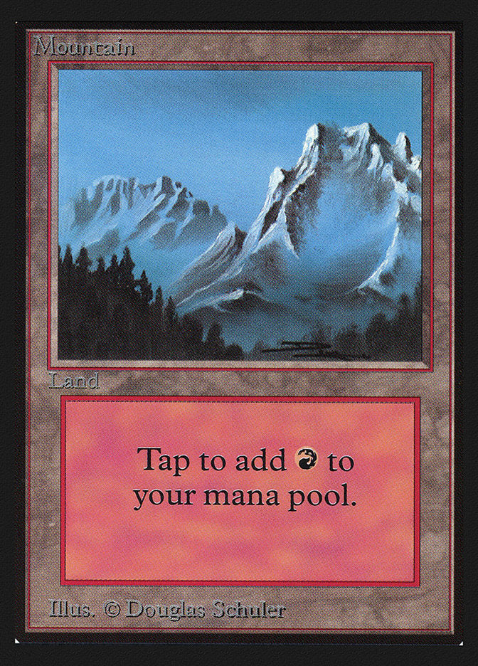 Mountain (Snow Top / Highest Point on Right) [International Collectors' Edition]