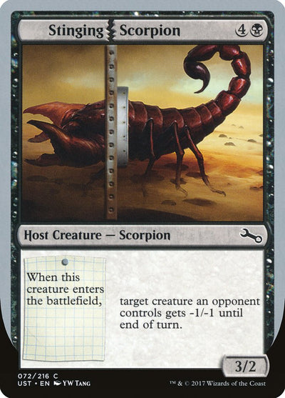 Stinging Scorpion (72) (UST)