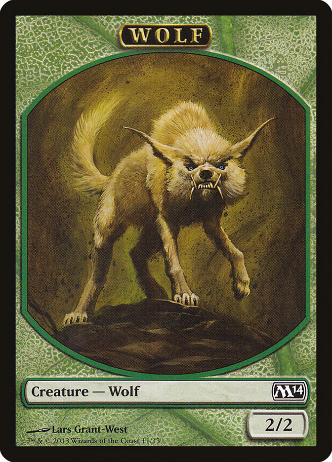 Wolf Token [Magic 2014 Tokens]