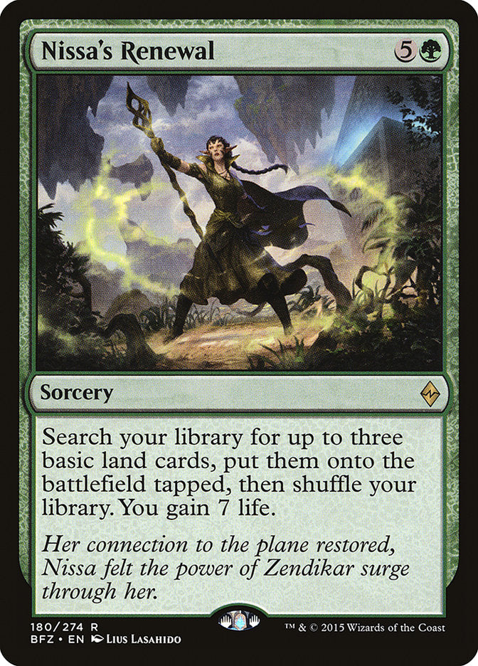 Nissa's Renewal (180) (BFZ)