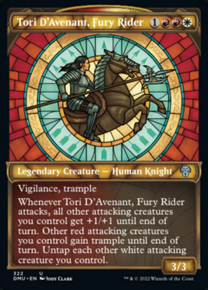 Tori D'Avenant, Fury Rider (Showcase) (322) (DMU)
