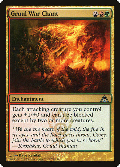 Gruul War Chant (75) (DGM)