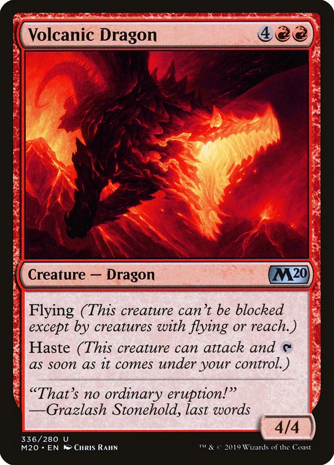 Volcanic Dragon [Core Set 2020]