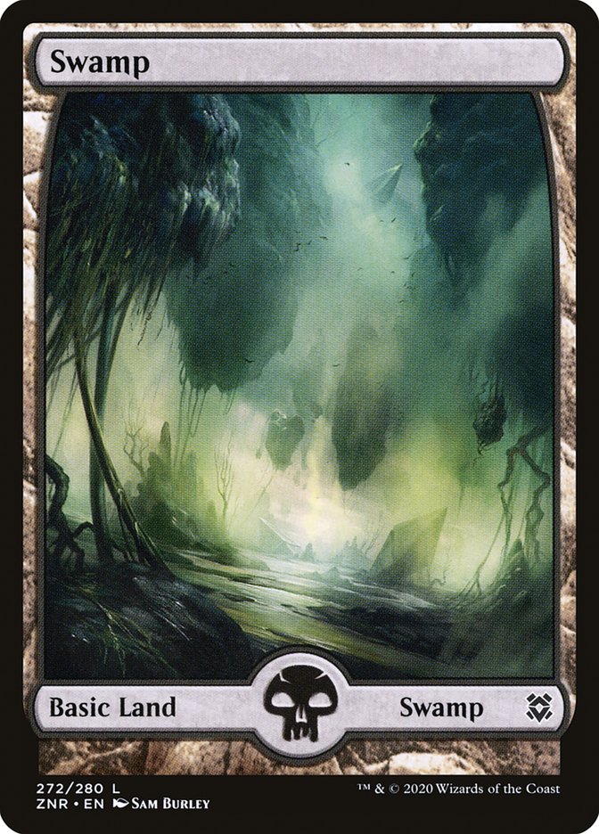 Swamp (272) - Full Art (272) (ZNR)