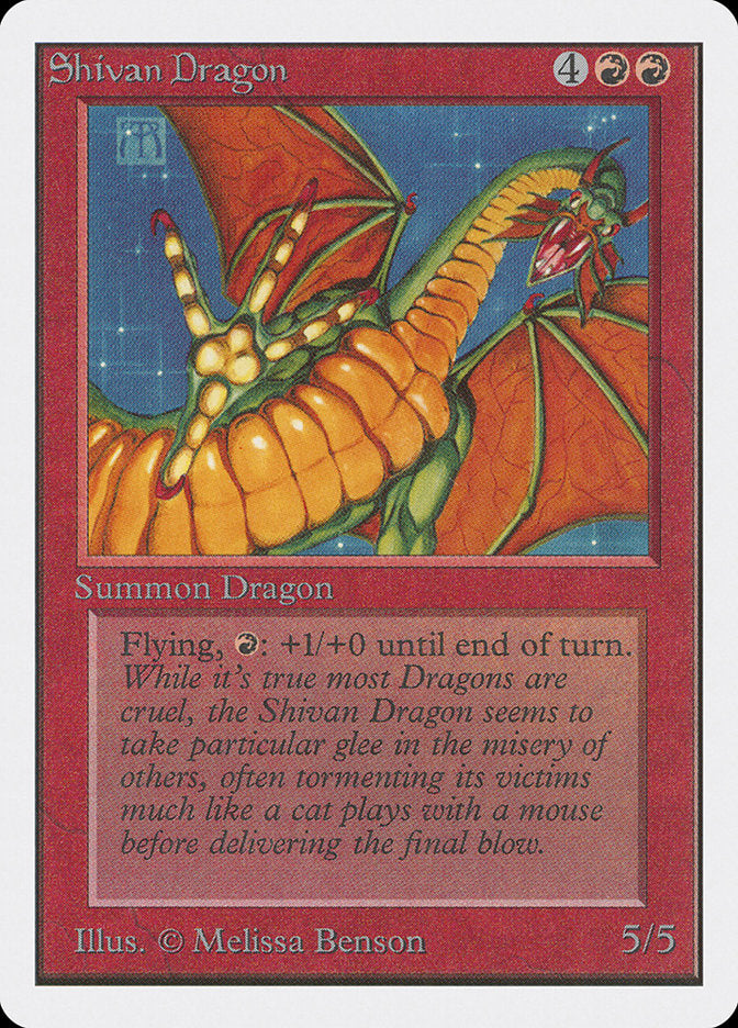 Shivan Dragon [Unlimited Edition]