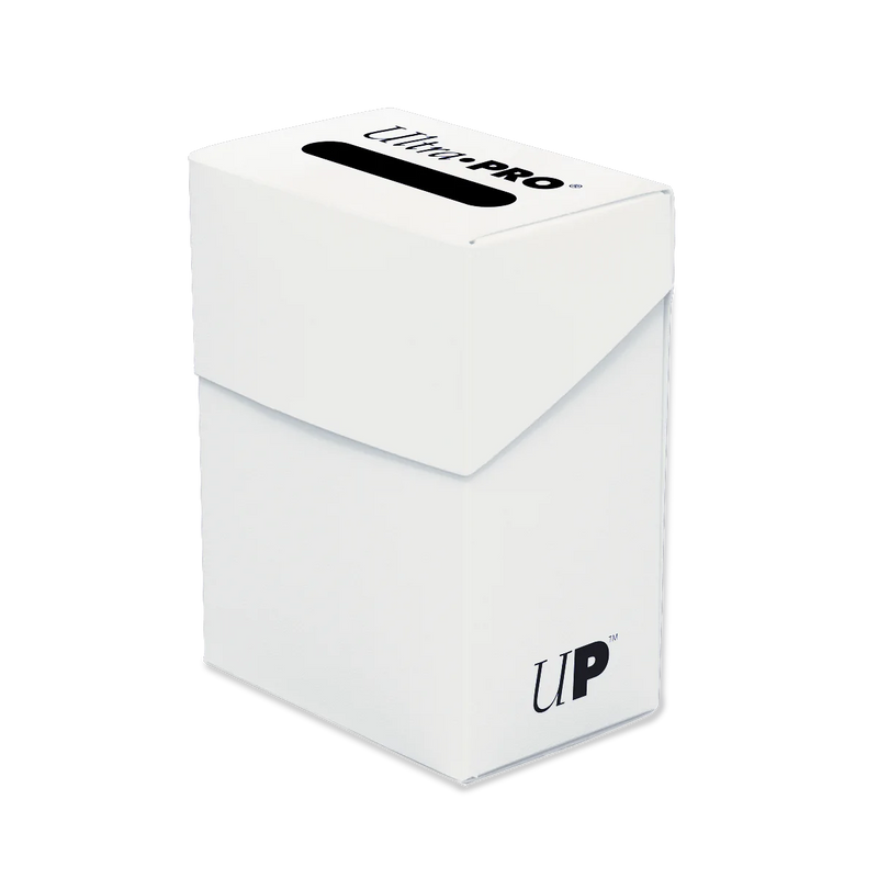 Ultra pro Solid colour deck box - white