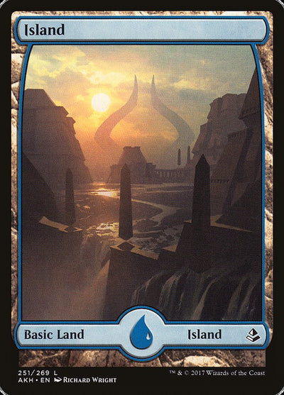Island (251) - Full Art (251) (AKH)