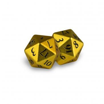 Heavy Metal D20 Dice - Bumblebee