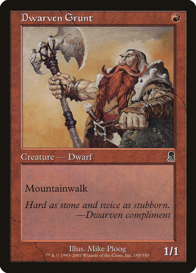 Dwarven Grunt (185) (ODY)