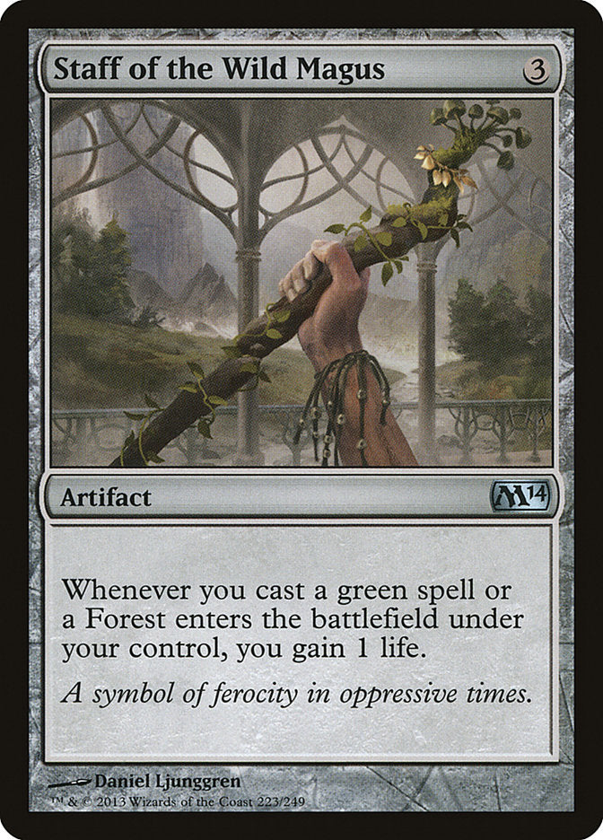 Staff of the Wild Magus (223) (M14)